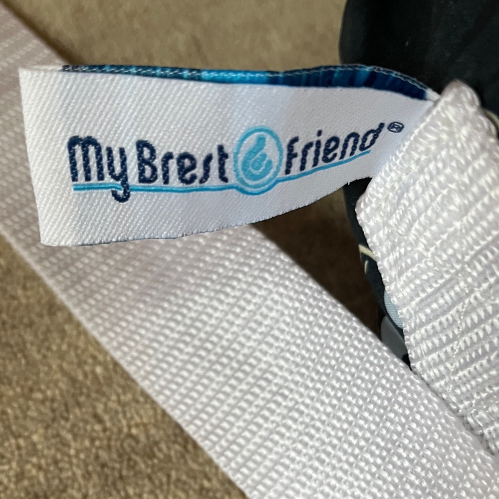 My Brest Friend Original Nursing Pillow in Bluebell - Picture 2 of 5